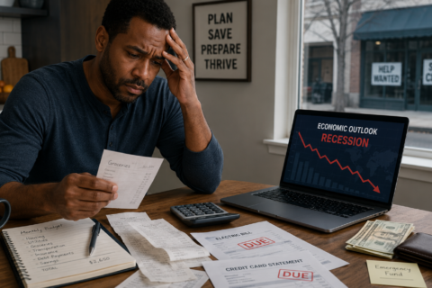 What causes a recession and how an economic downturn affects household finances