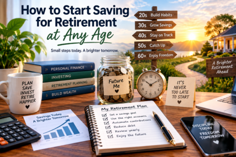 How to save for retirement at any age with a retirement savings plan and financial goals