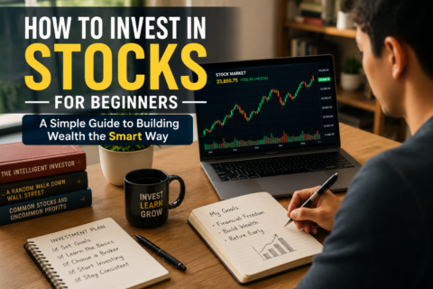 How to invest in stocks for beginners using a laptop and investment plan
